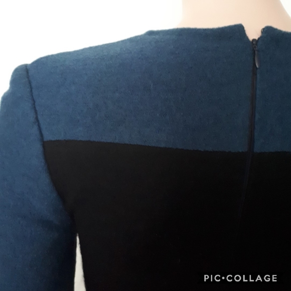 Douglas Hannant | Wool and Leather Dress - Picture 10 of 14